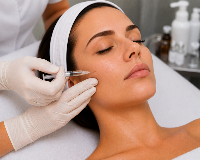 Practitioner performing Skin Boosters